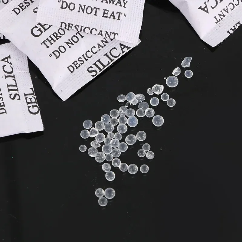 10/20/30/40/50/60/100/200 Stück Silica-Gel Trockenmittel Feuchtigkeitsabsorber Beutel – Detail 7