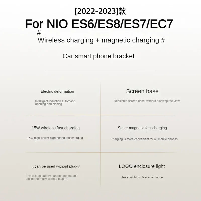 2022 2023 NIO ES6 ES7 ES8 EC7  ڵ ũ ȭ ġ  , ̼  ׸, 12.8 ġ ũ