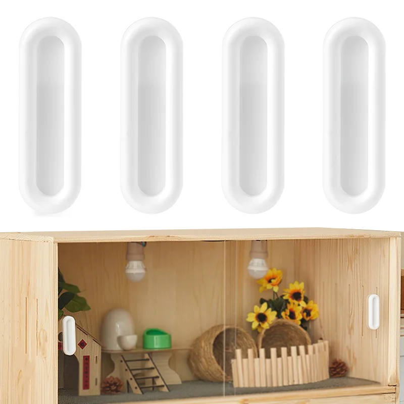 Sliding Door Handles Window Knobs Self Adhesive Door Handle Drawer Handles Furniture Hardware Handle Embedded Buckle