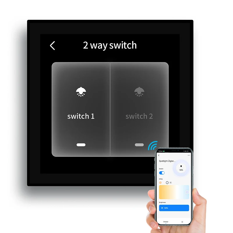 

LCD Screen Control Panel Smart Home Touch Screen Tuya Central Control Panel In-wall Intelligent Multi-functional
