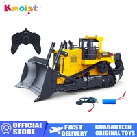 1:16 RC Car Toys HUINA RC Truck Remote Controlled Bulldozer Alloy Tractor Engineering Vehicle Car Model Toys for Boys Kids Gifts 1