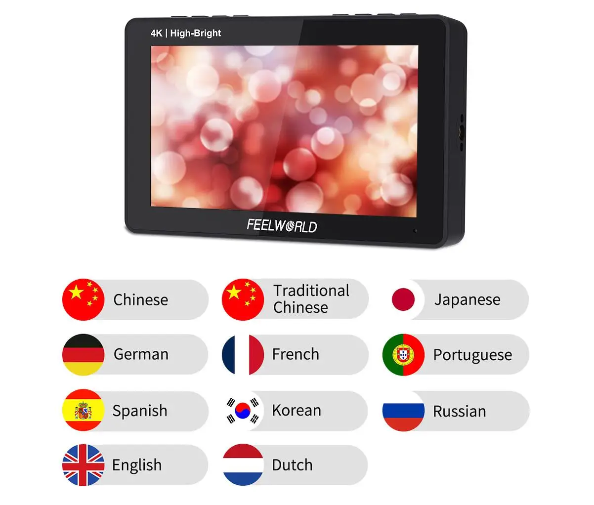 . F5 PROX 5.5'' High Bright Camera Field Monitor Touch Screen 1600nit 1920*1080