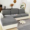 Jacquard Fabric Solid Colors Sofa Seat Cover For Living Room Removable Couch Slipcover Thicken Elastic Furniture Protector 5