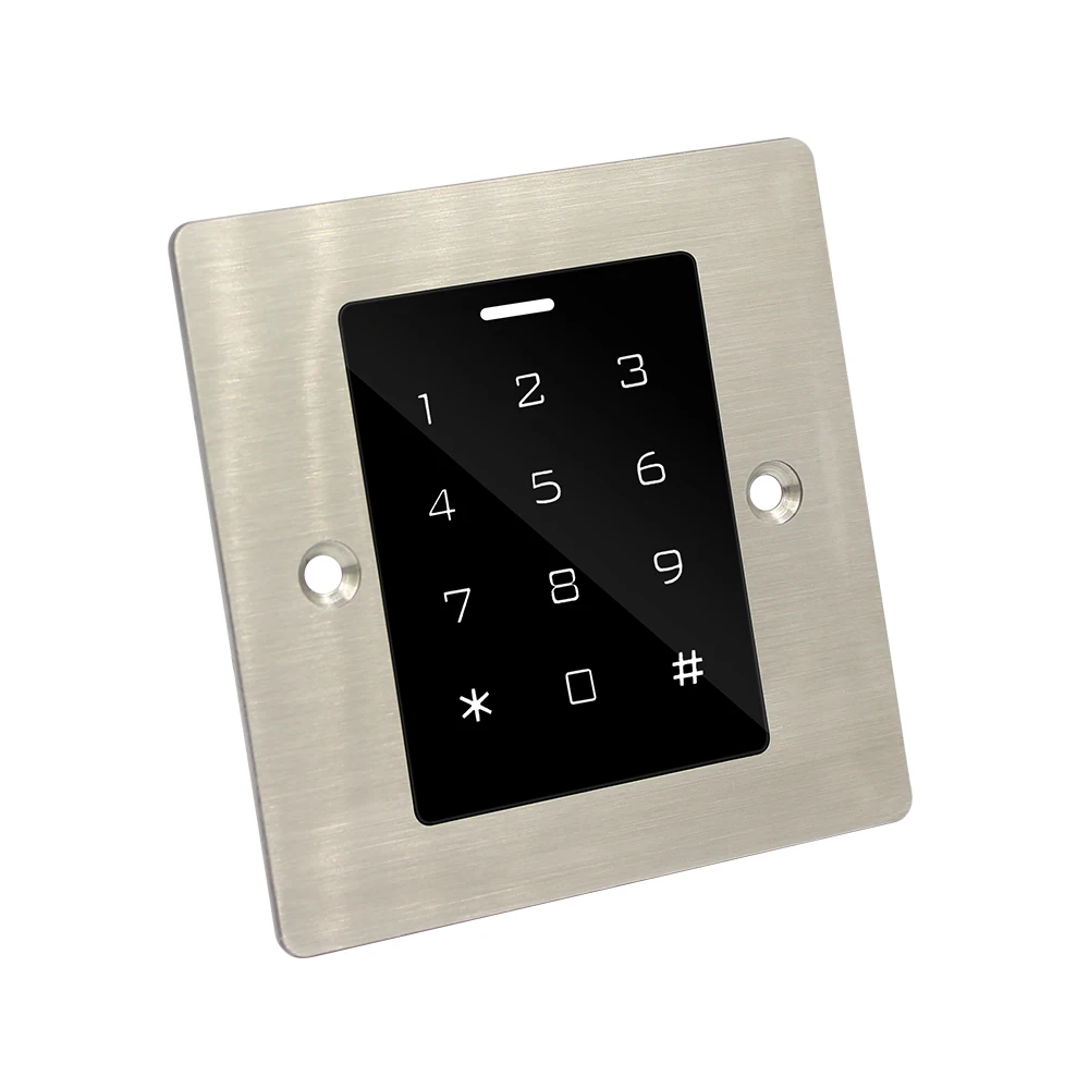 Embedded Metal Access Control System Kits Waterproof 125KHz RFID Reader 1000 Users Door Opener All-in-1 Machine Wiegand Output