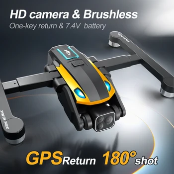 2024  GPS derone M8Pro RC Drone 4K Professinal With 1080P Wide Angle HD Camera Foldable Helicopter WIFI FPV Height Hold Gift Toy 3