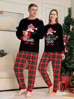 Christmas Family Outfit Mom Daughter Dad Son Family Matching Pyjamas Set Soft long sleeved pyjamas Cute baby and dog jumpsuit 2