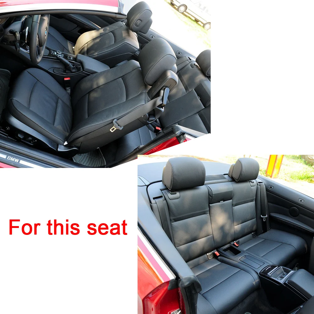 BMW 3 시리즈 카브리올레 E93 2007 2008 2009 2010 2011 2012 2013 맞춤형 가죽 카시트 커버 자동차 스타일링