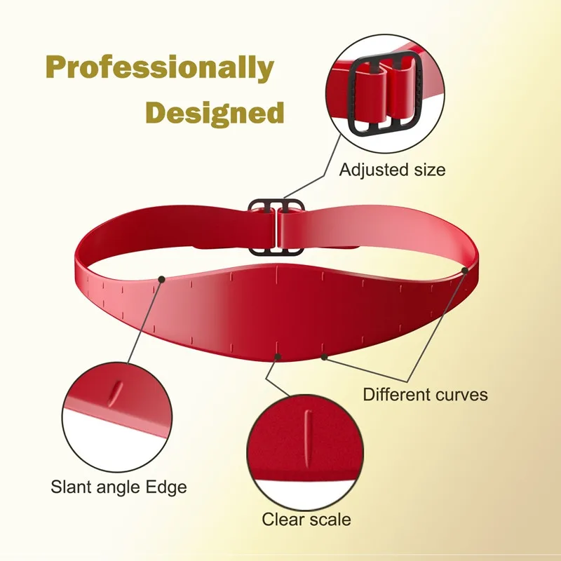 قالب حلاقة قابل للتعديل - شريط حلاقة من السيليكون بحجم مطول لقص الشعر المنزلي وتشذيب الشعر بنفسك