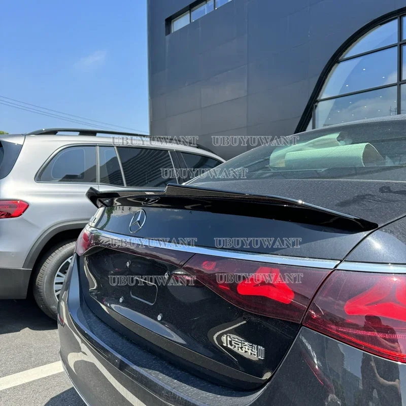

Для Benz W214 2023 2024 + Новый E-Class E200 E300 E63 W214 PSM стиль ABS задний спойлер для багажника крыло багажника 1 шт. автостайлинг