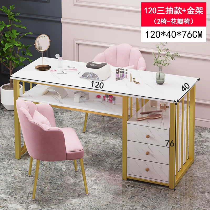 C120cm table-2 chair