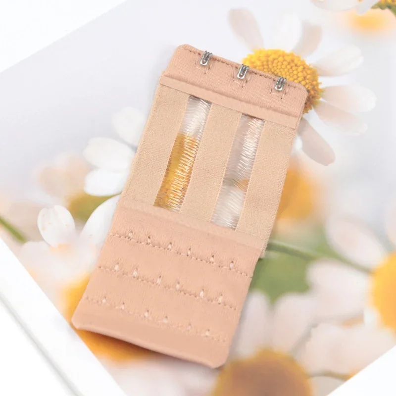 Ladies 3Pcs/set 3 Hook Bra Extender Soft Nylon Strap Extension Women Intimates Lengthened Bra Hook Extenders Bra Accessories