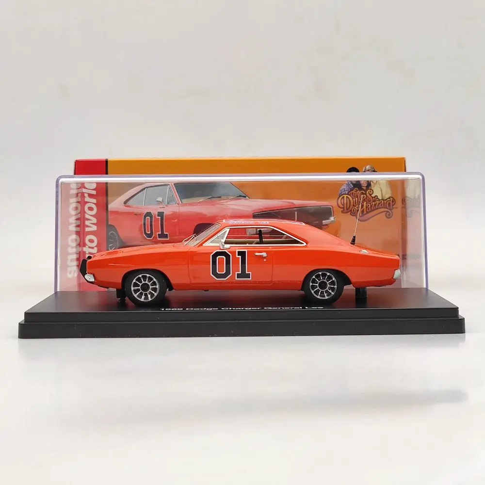 thumbnail image 1 of Auto World 1:43 1969 Charger General Lee Red AWRSS1151 Edición limitada Modelo de resina Colección de coches Juguetes Regalo, 1 of 4