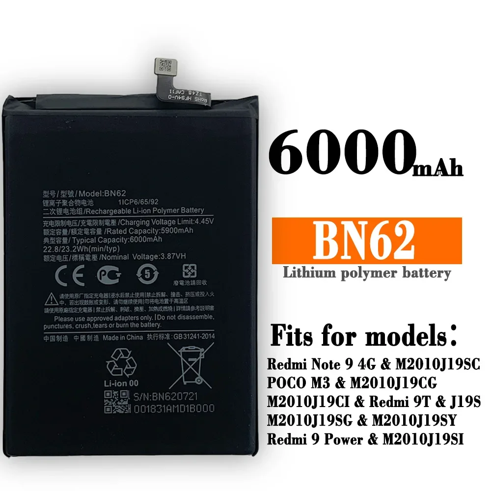 New Replacement Battery Suitable For Redmi Note 4G Poco M3 Redmi