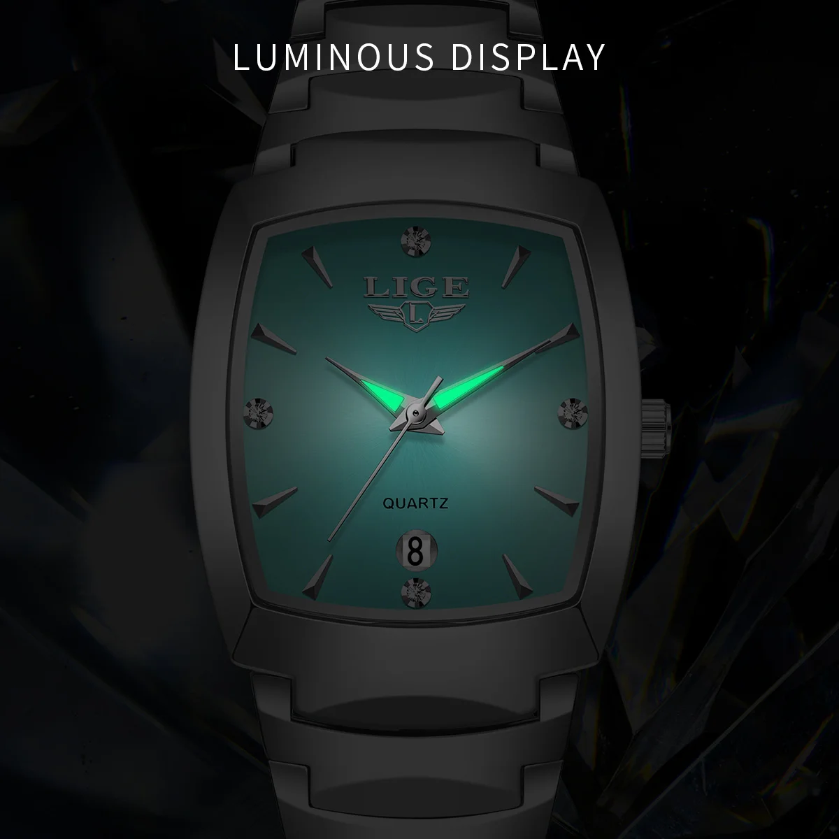 Alina Gadgets Lige New Top Brand Luxury Women Watch Fashion Simple Dial Business Women's Quartz Wristwatches Sports Waterproof Ladies Watches, Alina Gadgets