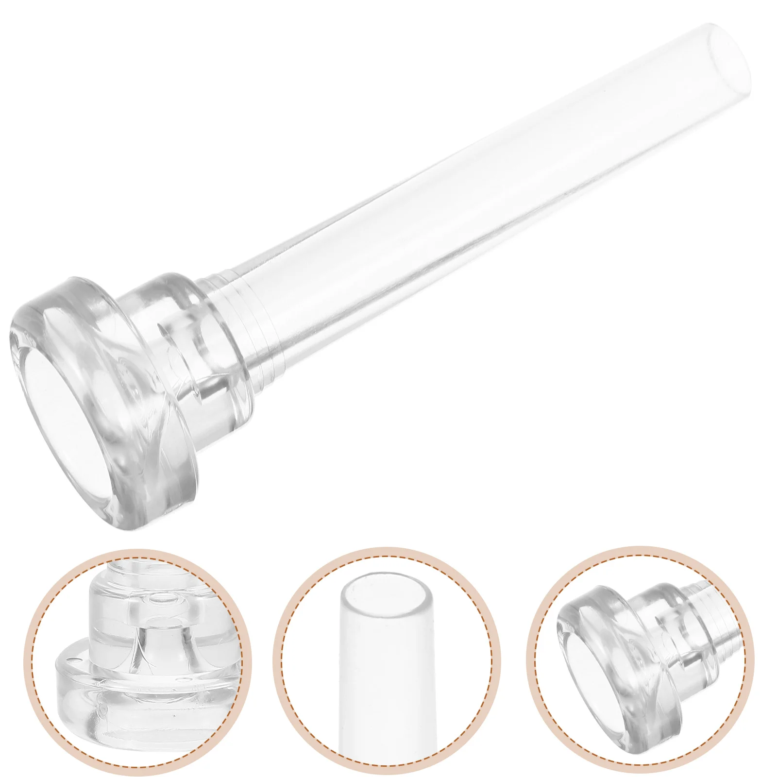 Trumpet Mouthpiece Instrument Accessories Trombone Cleaning Kit Music Replacement for Shape Horns Plastic