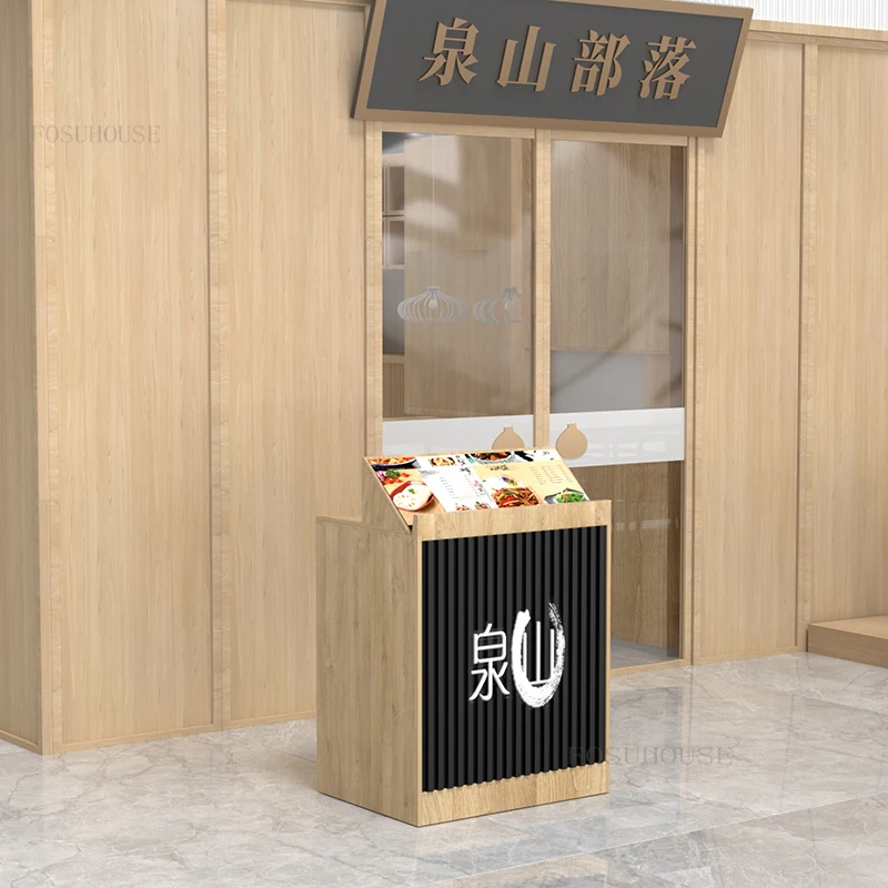Simple Designer Office Furniture Reception Desks Restaurant Front Desk Bar Tables Hotel Lobby Conference Room Reception Desk T