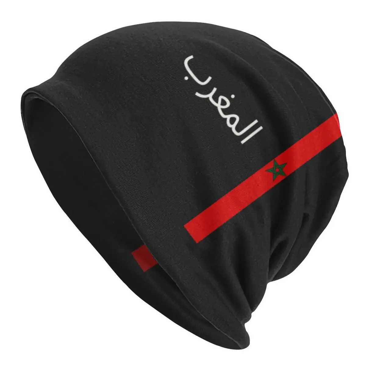 

Unisex Winter Warm Bonnet Homme Knitted Hats Hip Hop Morocco Flag Beanie Cap Outdoor Beanies Caps For Men Women
