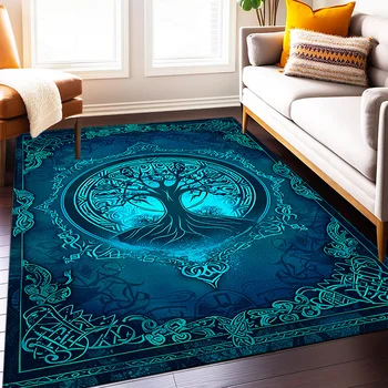 Celtic Tree of Life Flannel Rug 1