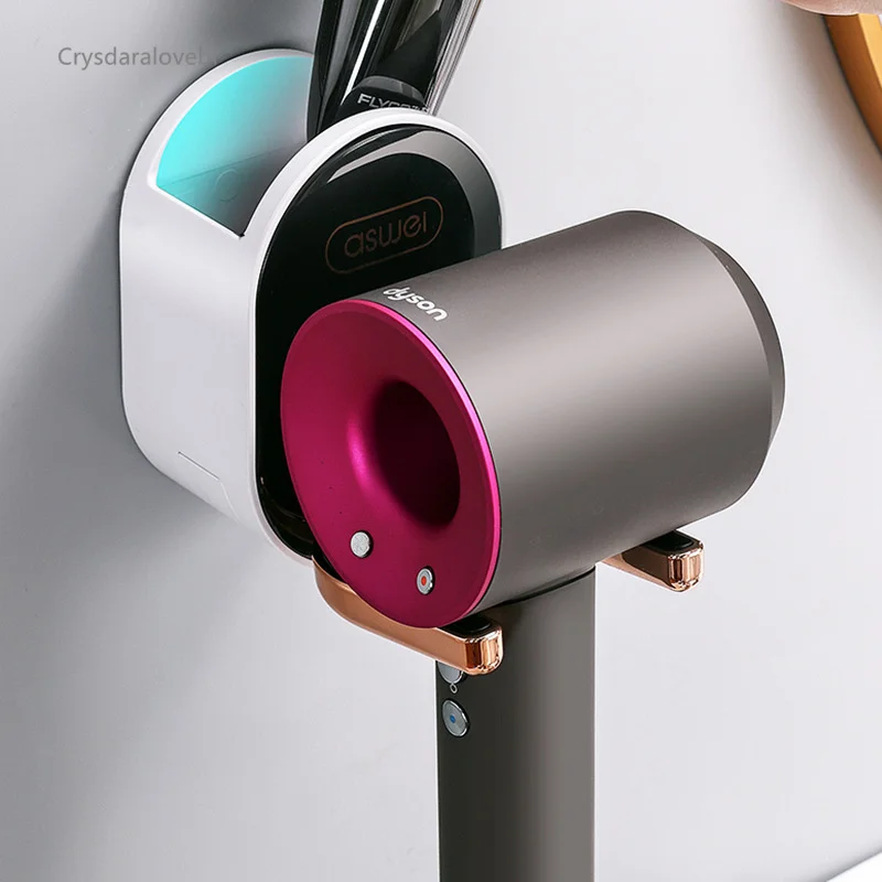 

Полка-вешалка для сушки волос, без отверстий, без следов