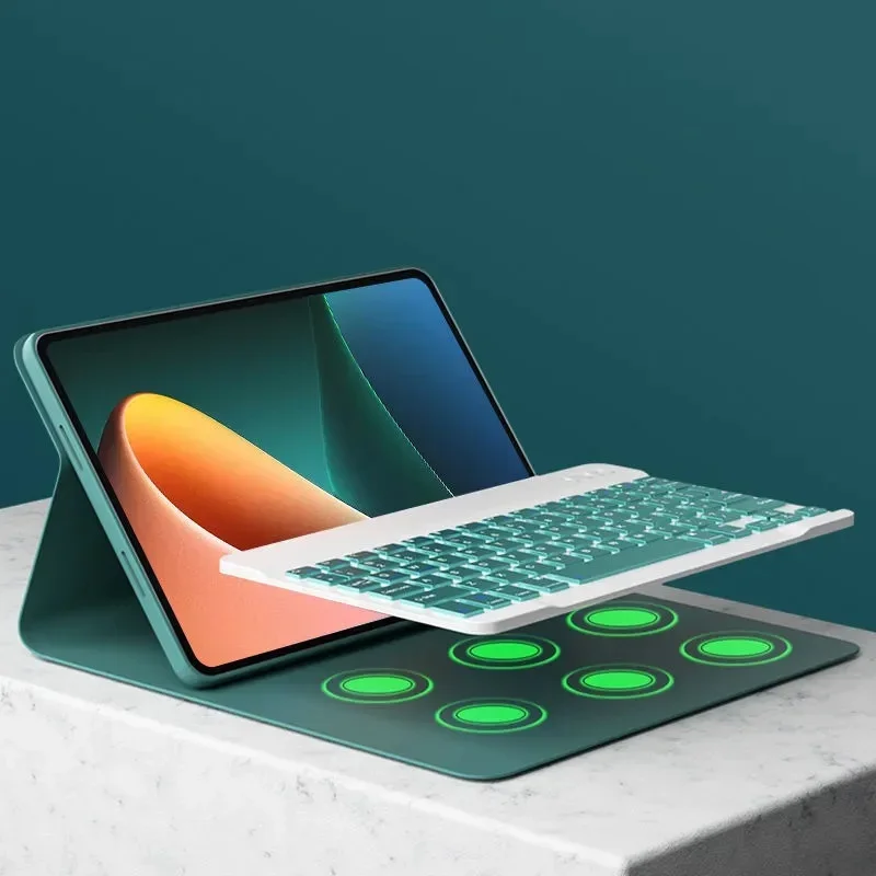 Enhanced Protective Keyboard Case with Bluetooth and Magnetic Closure