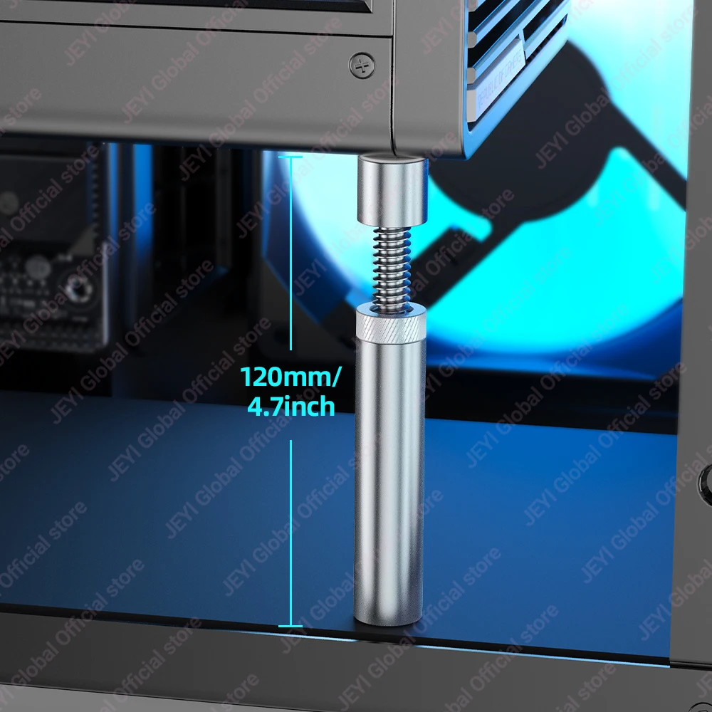 Adjustable Heavy Duty GPU Anti-Sag Bracket for Desktop PCs - Available in Black, White, Silver