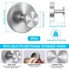 Suction Cup Hooks Waterproof Towel Coat Bath Robe Hook Holder Suitable for Bathroom Kitchen Glass Door Mirror Tile Organization 2