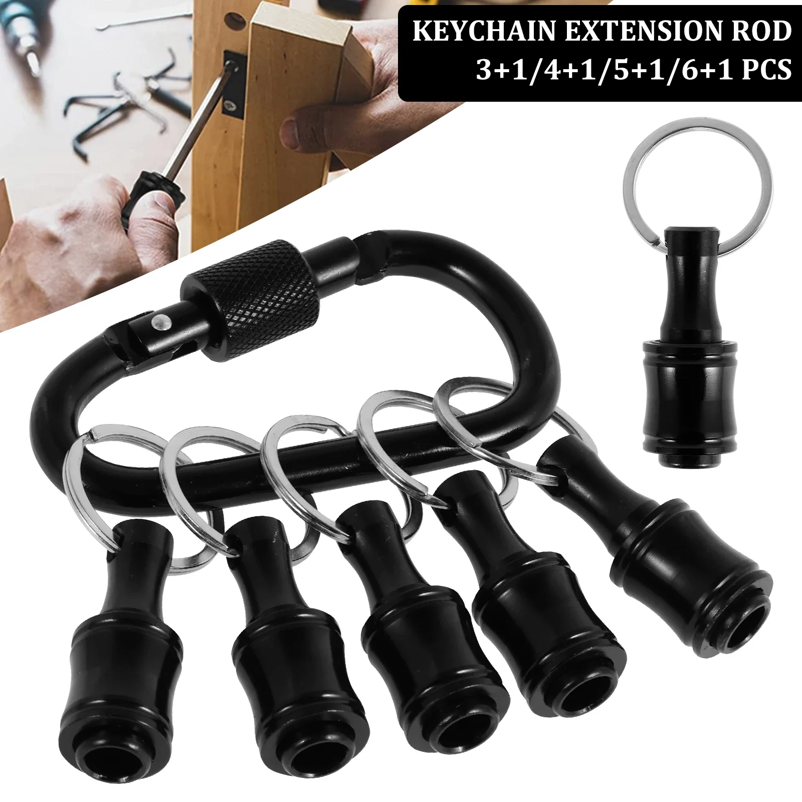 12Pcs Bit Holders 1/4 Socket, Hex Shank Screwdriver Bit Holder For