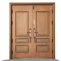 Customized Exterior Main Entrance Villa Main Door Villa Front Door Double Hybrid Villa Doors 1