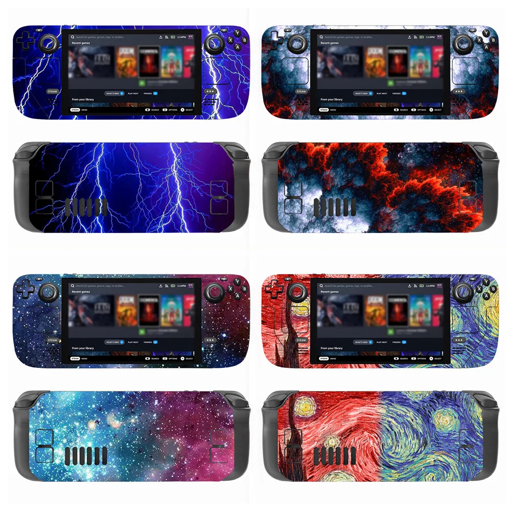 

For Steam Deck Starry Sky PVC Skin Vinyl Sticker Decal Cover Dustproof Protective