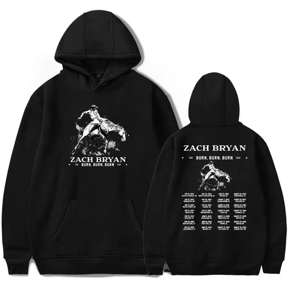 

Толстовка Zach Bryan The Burn Tour для мужчин и женщин, Свитшот оверсайз в стиле Харадзюку, уличная одежда, пуловер в стиле хип-хоп, куртка с капюшоном, верхняя одежда