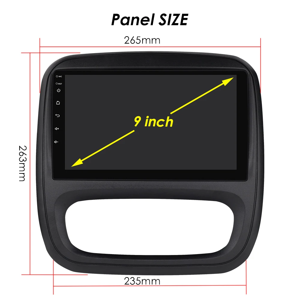 Hizpo 8581 AI-Systeme Carplay 4G Android 14 Autoradio für Renault Trafic 3 2014 Opel Vivaro B Multimedia-Videoplayer GPS FM BT – Detail 36