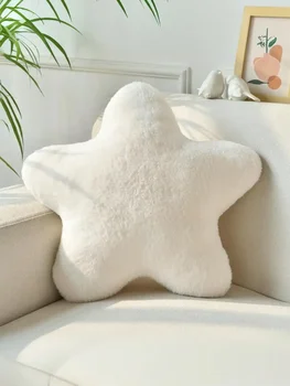 Star Plush Faux Fur Pillow 1