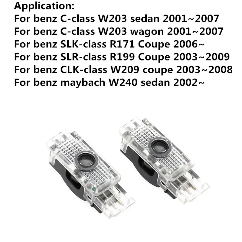 2 шт., аксессуары для автомобильных дверей Mercedes Benz C Class W203 CLK W209 W240 SLK R171 SLR R199 2 шт., аксессуары для автомобильных дверей Mercedes Benz C Class W203 CLK W209 W240 SLK R171 SLR R199