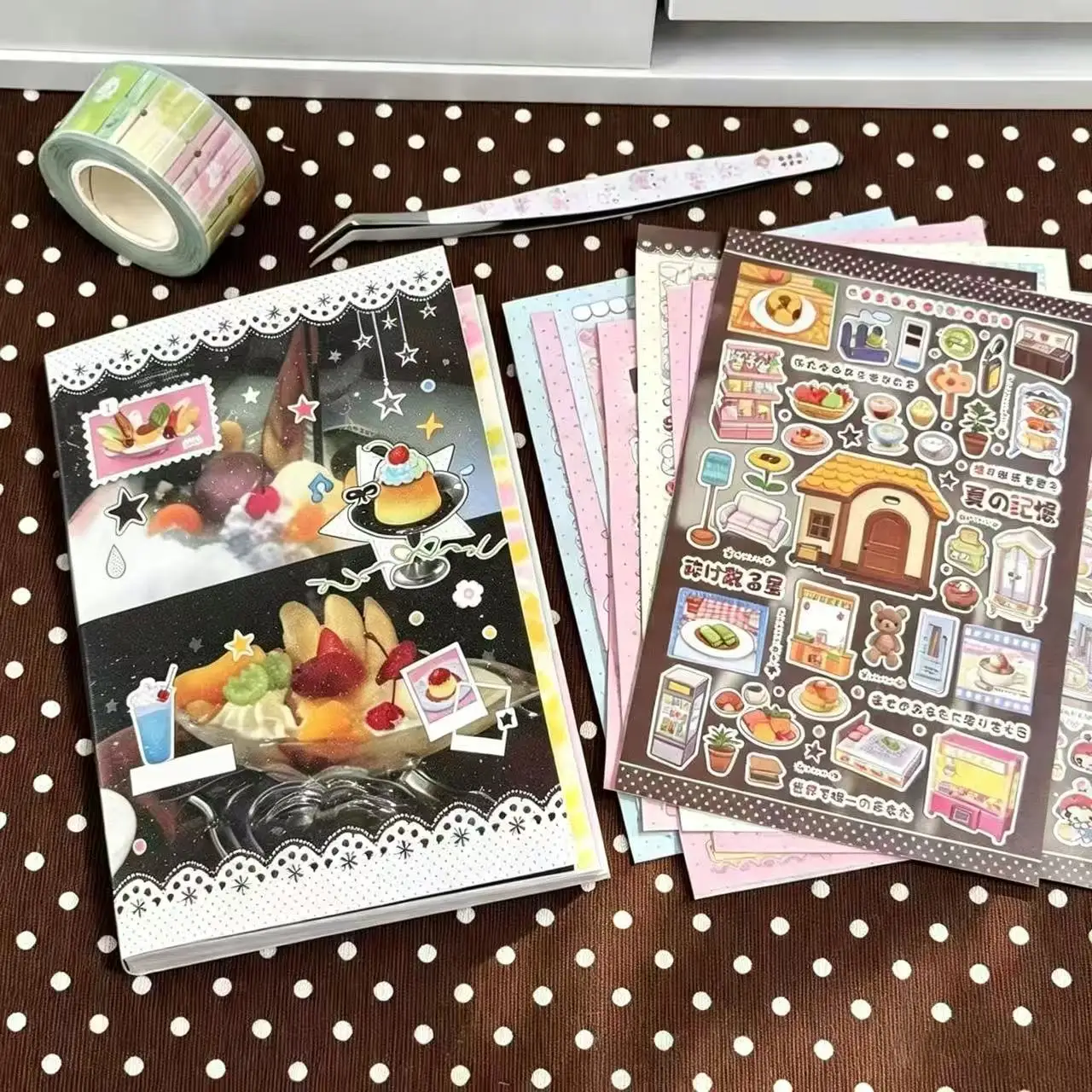 Charming Amusement Park Sticker Collection - High Value Inspiring Designs for Scrapbooking & DIY Journals