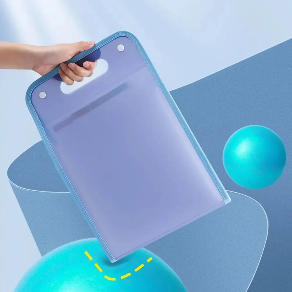 Handheld Organ Bag Folder A4 Large Capacity Student Exam Paper Storage Bag 13 Layers Ticket File Classification Storage