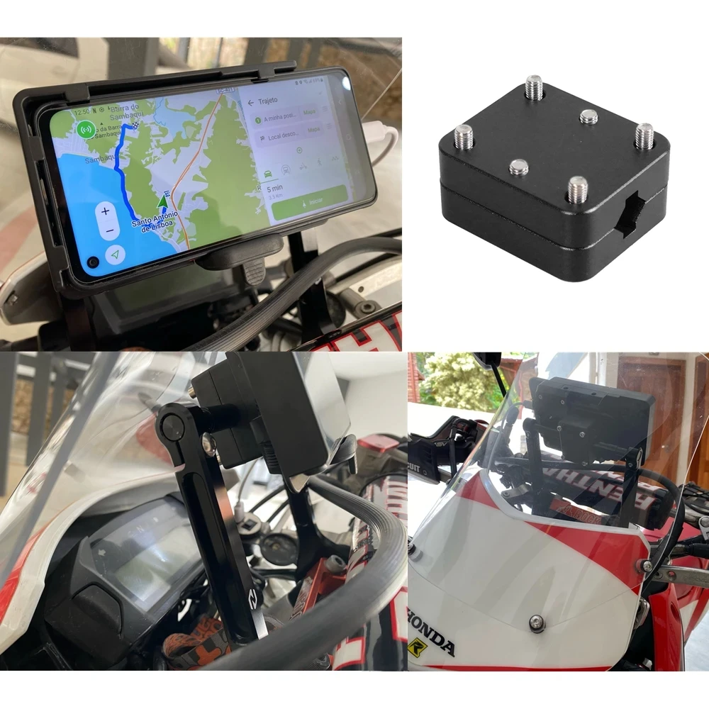 Motorcycle Phone GPS Navigation Holder Mount Bracket For BMW R1200GS R1250GS LC Adv F900R CRF1000L 2012