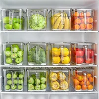 Boîte de conservation du réfrigérateur, boîte de conservation des aliments et des légumes de qualité alimentaire, boîte de stockage des boulettes glacées des fruits et des œufs 2