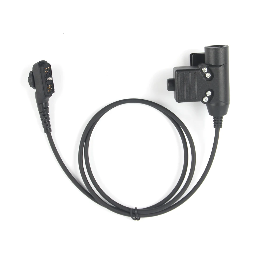 Walkie Talkie Radio Tactical Headset Adapter U94 PTT for Hytera Walkie Talkie Earpiece PD780 PT580H PD780G PD782 PD782G PD785