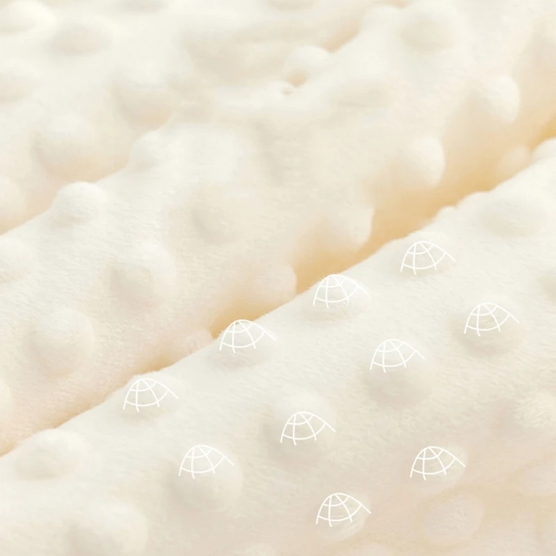 Baby Blanket for Girls Boys Infant Swaddles Cloth Small Quilts with Dotted Backing, Receiving Blanket Bed Crib Accessory