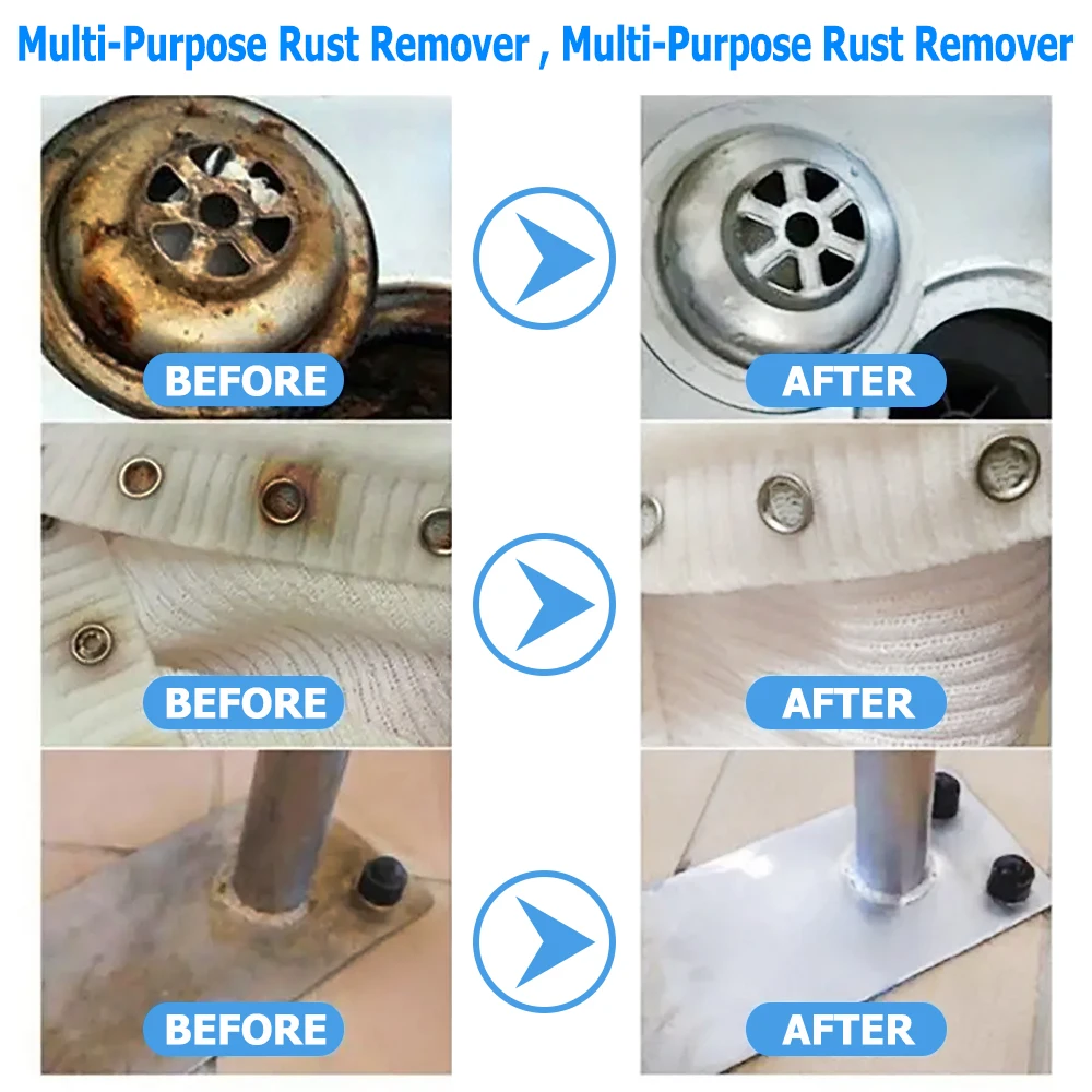 200ml Car Iron Powder Remover Dust Rust Cleaner Auto Wheel Hub Rust Prevention Spray Paint Care Brake Cleaner Car Accessories