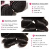 Younsolo Loose Wave Bundles Brazilian Human Hair Loose Weave Bundles 1/3/4/Pcs Lot Natural Black Human Hair Extensions For Woman 4
