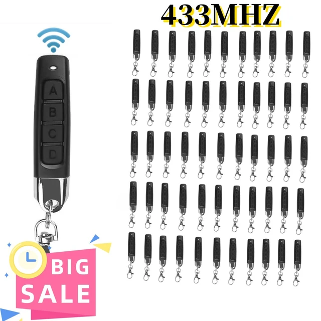 433mhz Wireless Remote Control 433.92Mhz Receiver Module RF Transmitter Electric Cloning Gate Garage Door with Keychain for Home