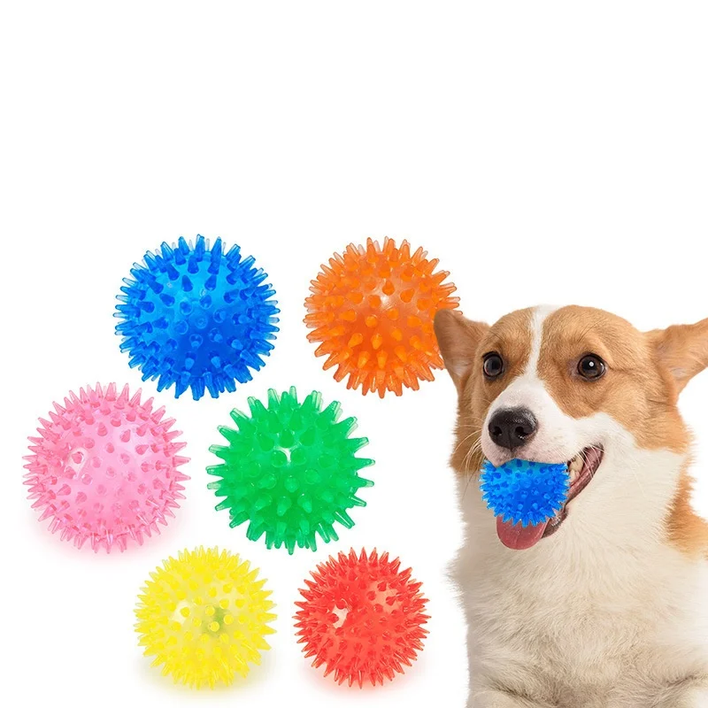Sounding Chew Ball For Dogs And Cats Tooth Cleaning Training Toy_voghion.com