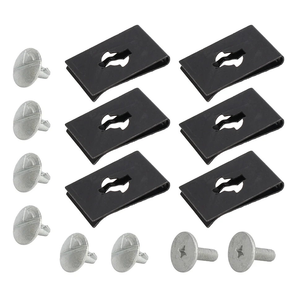 100xBumper Engine Transmission Splash Shield Cover Rivet Clip Bolt Screw For BMW - Foto 3