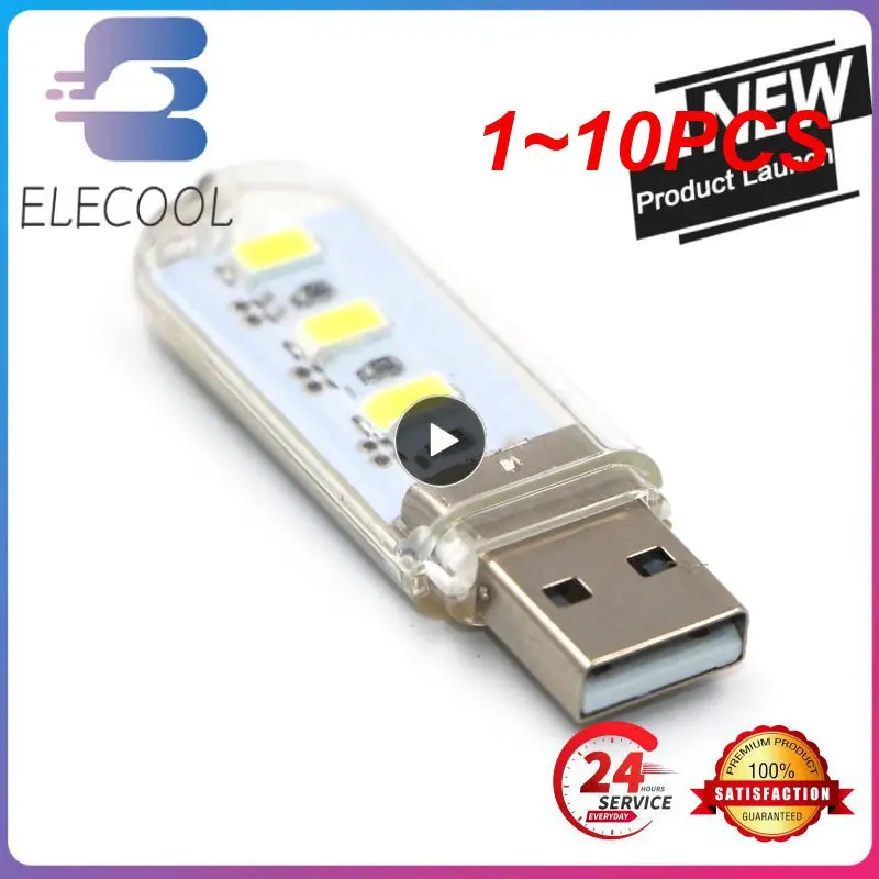 

USB-лампа для чтения, 5 В, 1-10 шт.