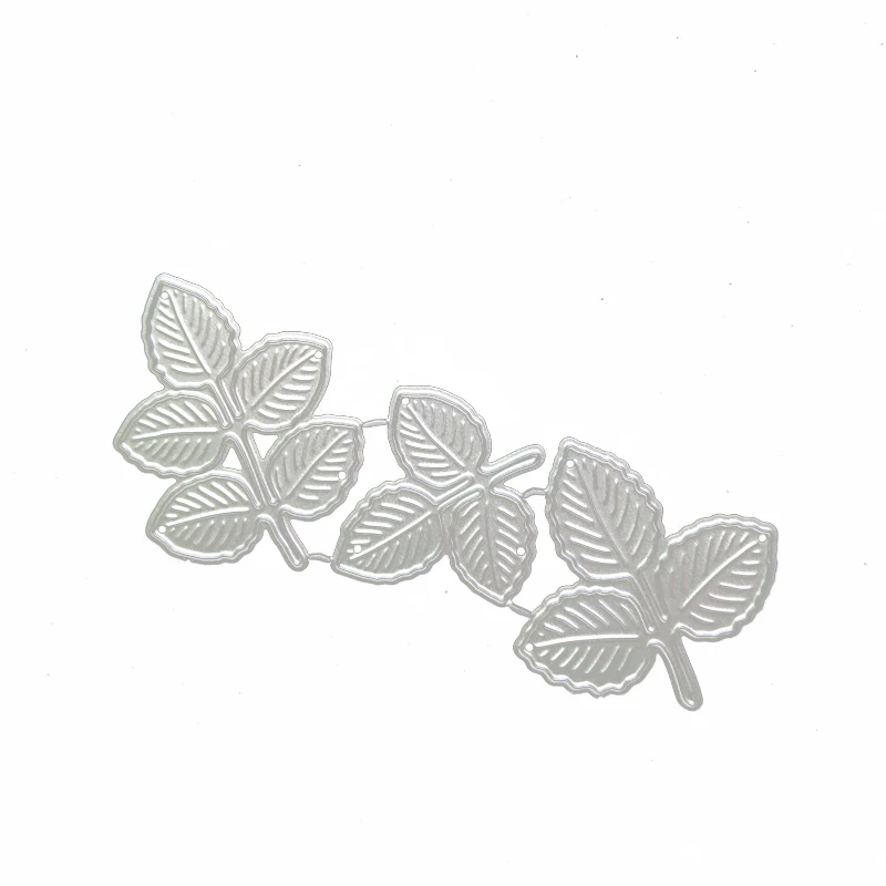 금속 절단 다이 장미 잎 DIY 스크랩북 사진 앨범 장식 엠보싱 DIY 종이 공예 칼 금형 펀치에 대한 스텐실