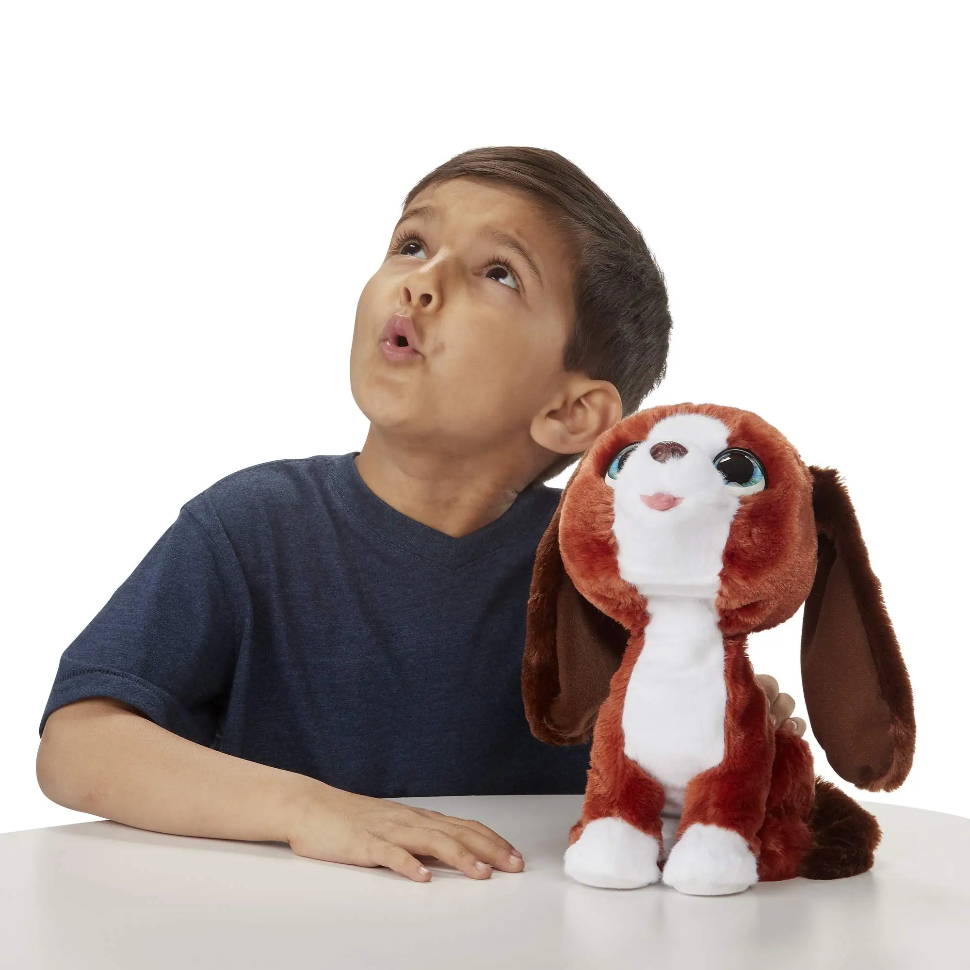 Hasbro – jouet en peluche animal interactif Furreal snackin Sam The brunto  - AliExpress