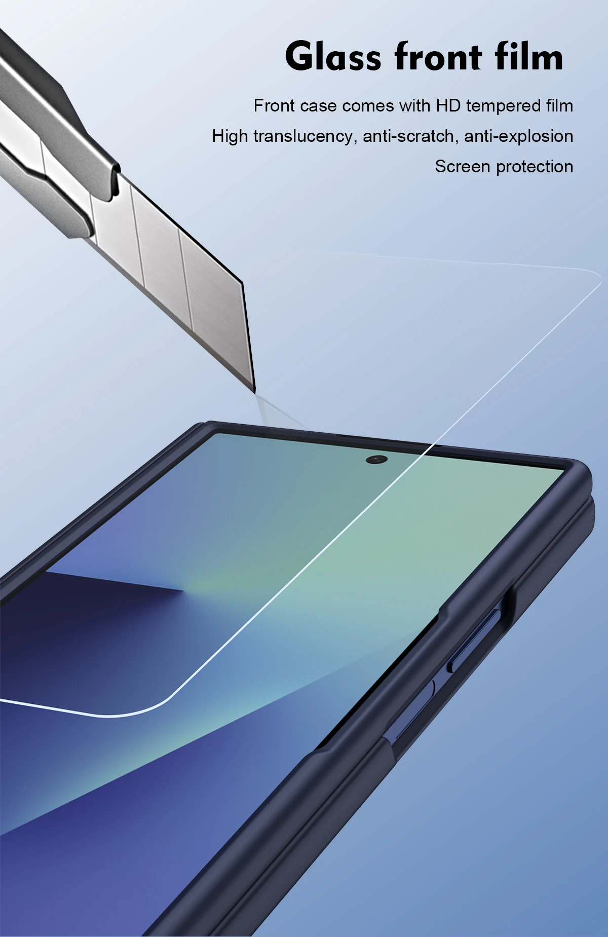 Z Fold7 Invisible Bracket 2in1 Pen Slot Phone Case For Samsung Galaxy Z Fold 7 6 Fold6 with Screen Film Armor Shockproof Cover | Gaffar India