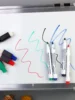 MOTARRO 4Pcs Whiteboard Magnetic Markers Set Fine Tip Dry Erase Markers with Eraser for Home Office School Supplies 3