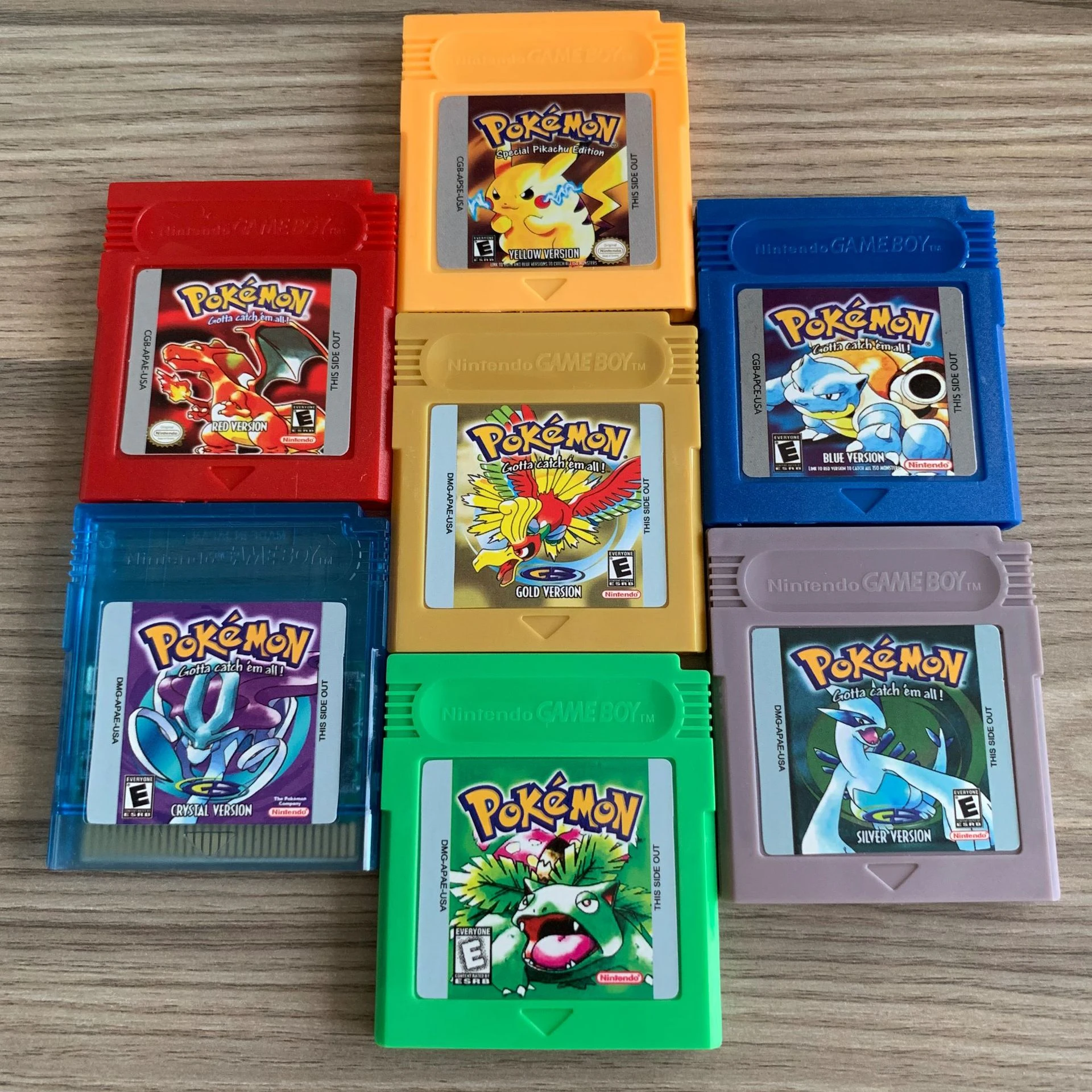 Pokemon Collection Game Cards Pokemon Video Game Cartridges Pokemon